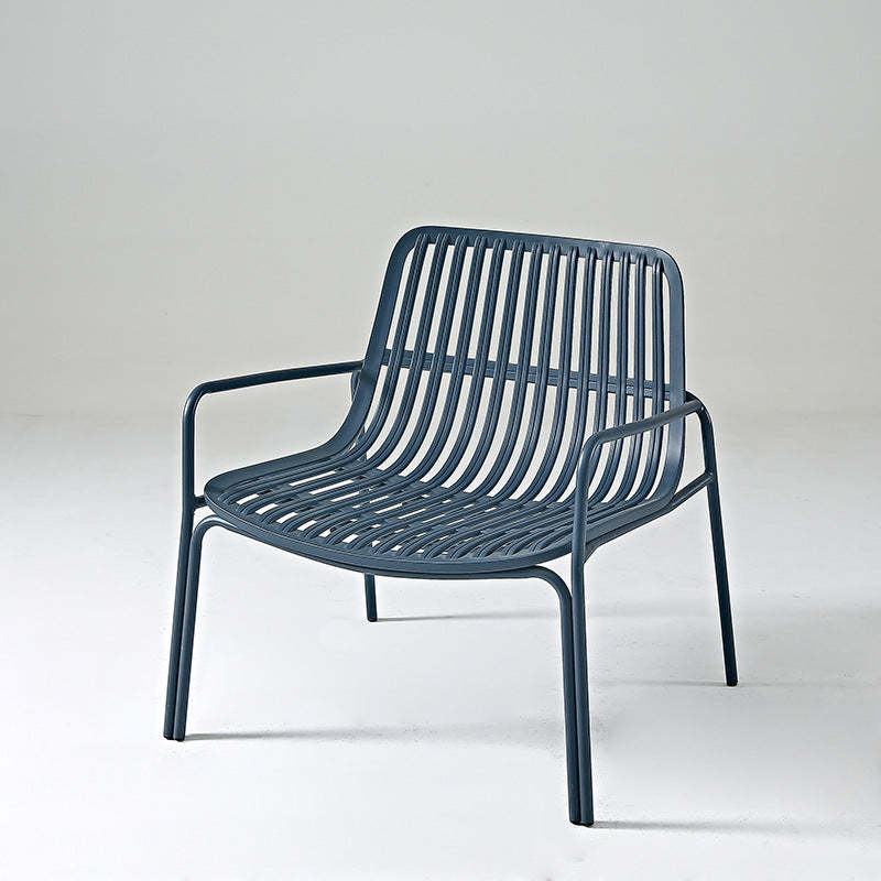Nordic Rectangular Steel Armchair