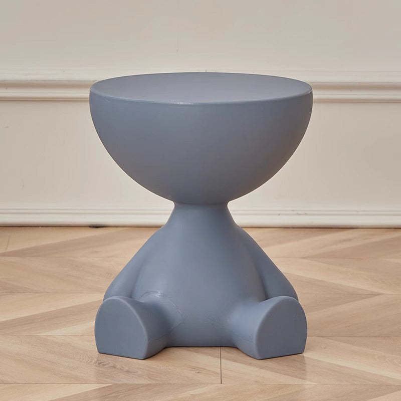 Scandinavian Cartoon Bear Base End Table