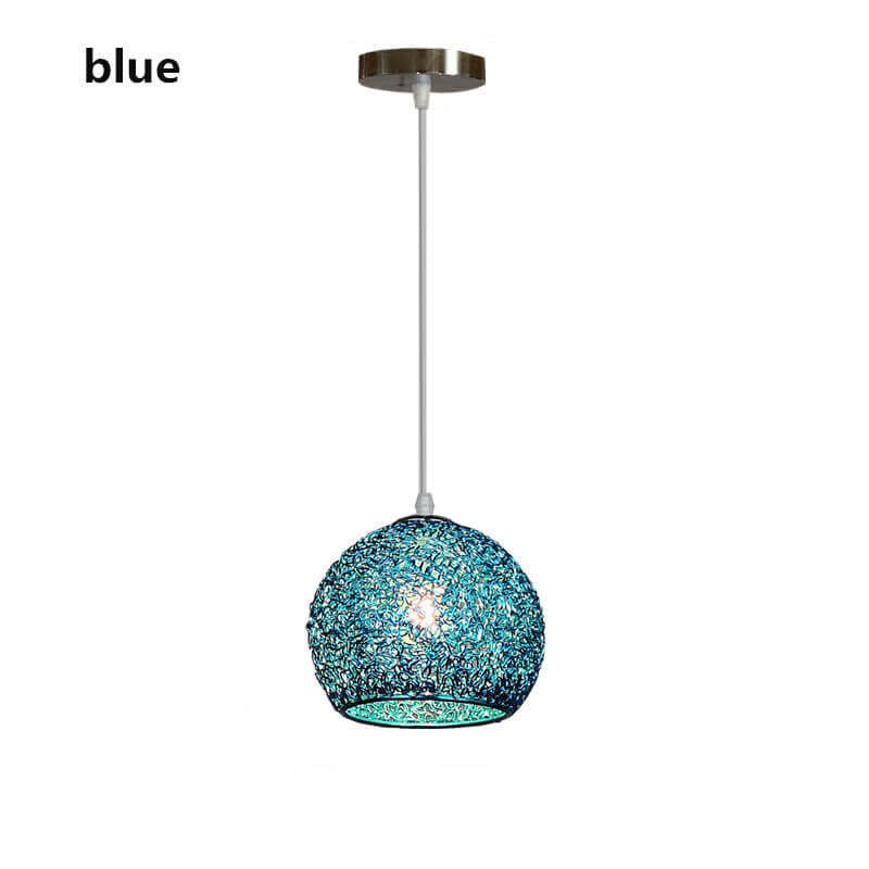 Contemporary Aluminum Macaron Round Pendant Light