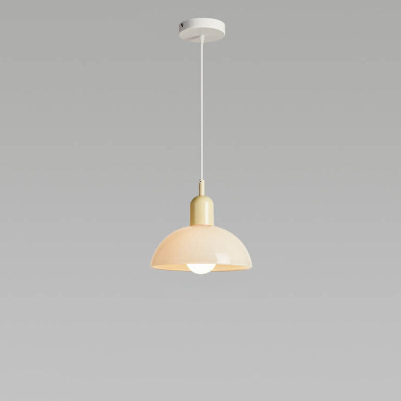 Minimalist Glass Hemisphere Pendant Light