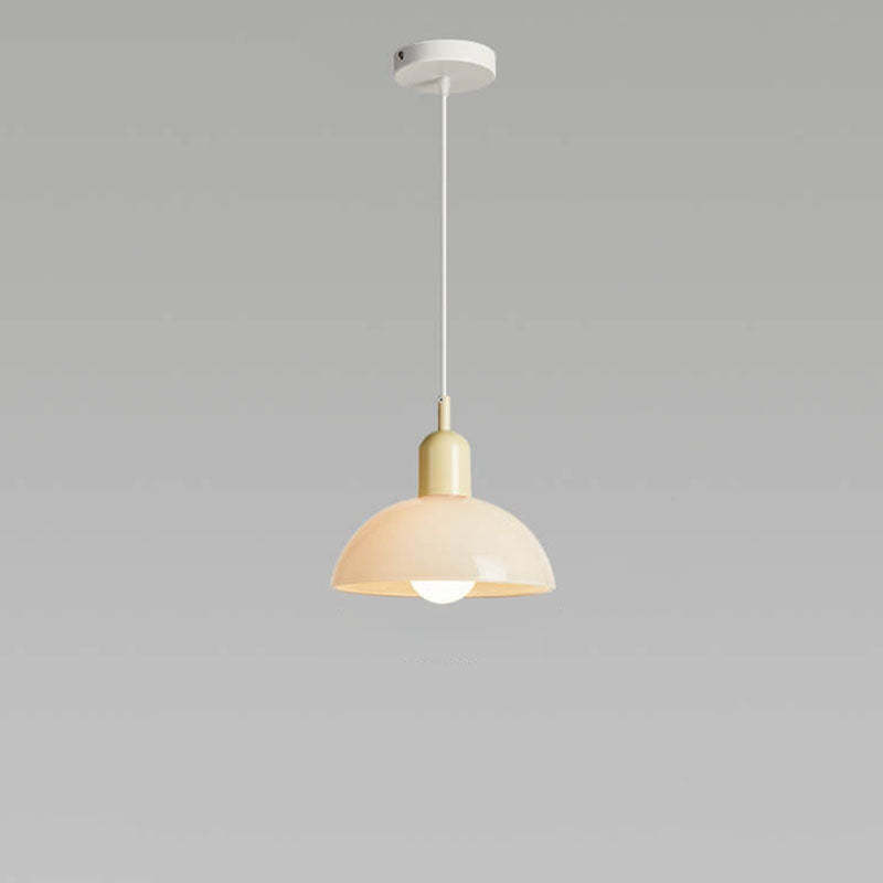 Minimalist Glass Hemisphere Pendant Light