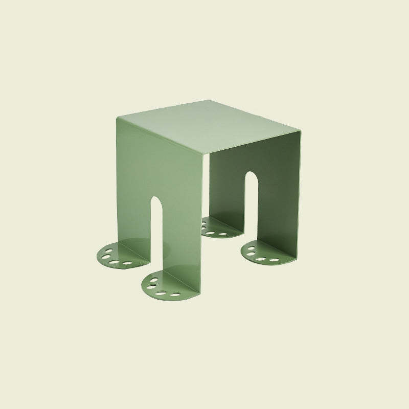 Scandinavian Iron Square End Table