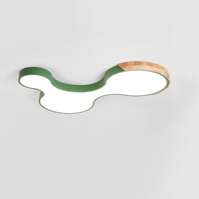 Nordic Macaron Block Clouds LED Flush Mount Light