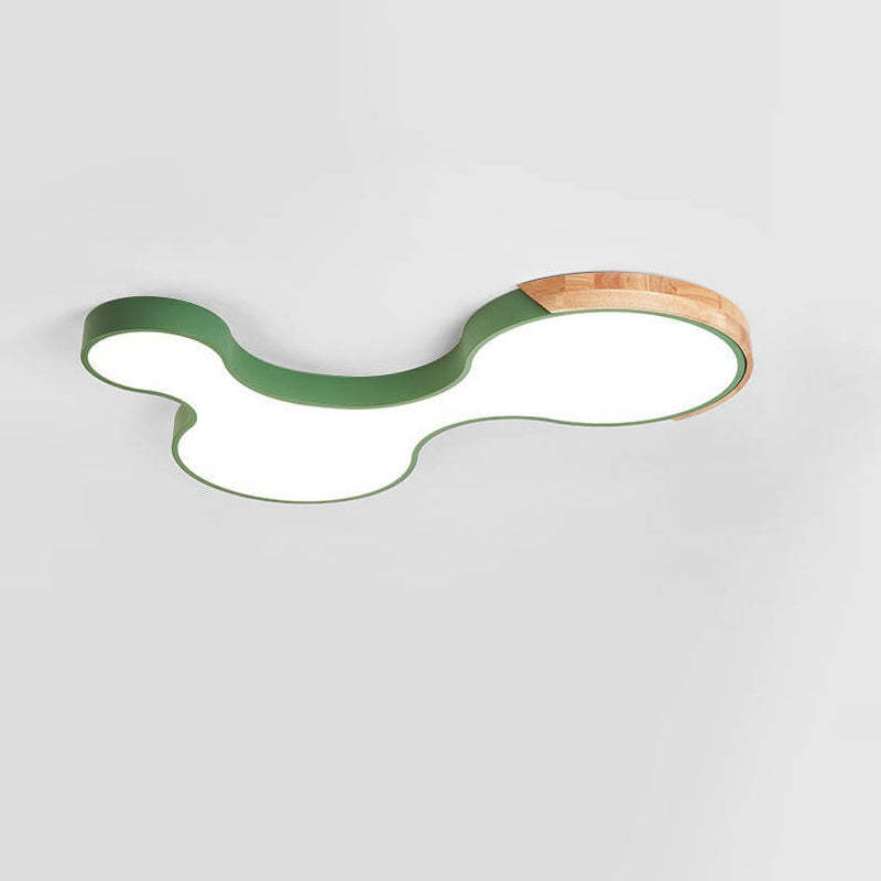 Nordic Macaron Block Clouds LED Flush Mount Light