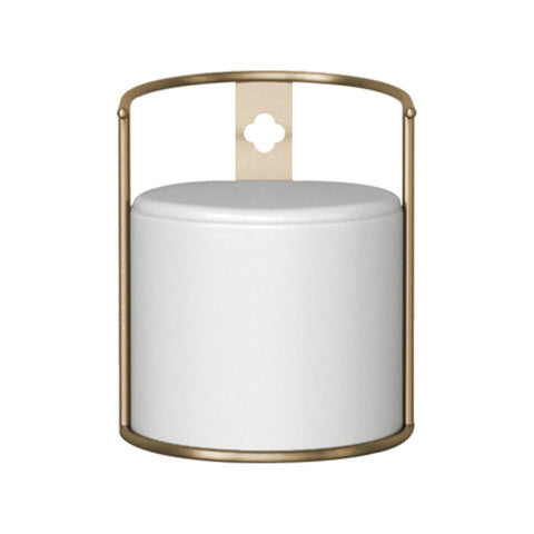 Contemporary Microfiber Leather Cylinder Vanity Stool