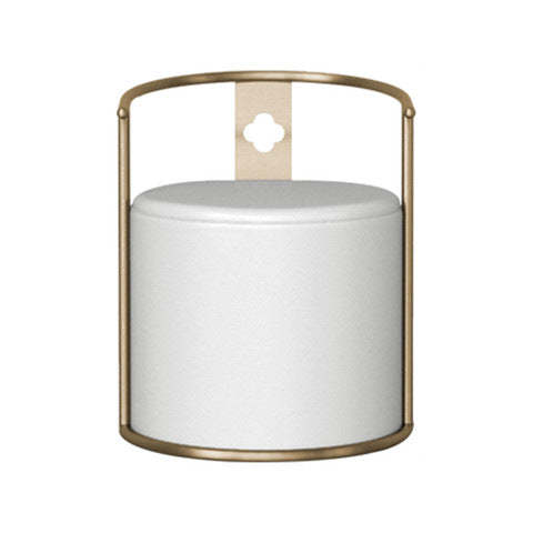 Contemporary Microfiber Leather Cylinder Vanity Stool