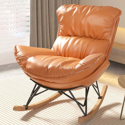 Contemporary Fabric Upholstered Rocking Chair