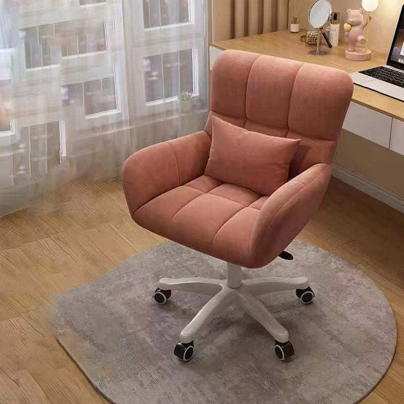 Minimalist Velvet Cotton Nylon Desk Chair