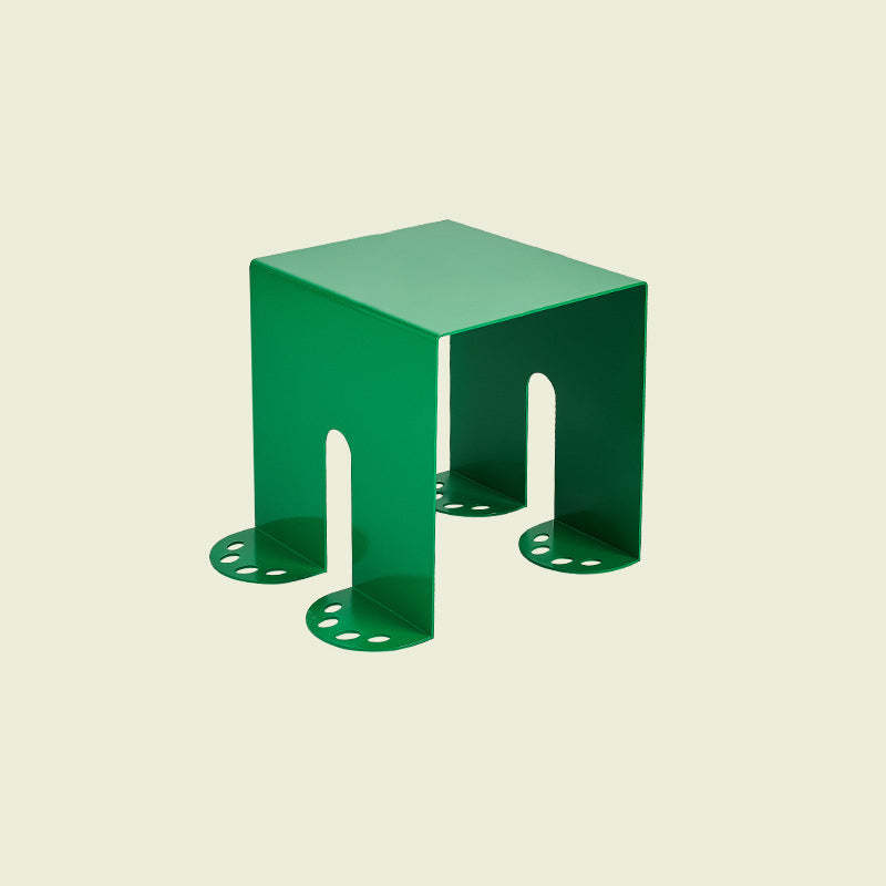 Scandinavian Iron Square End Table