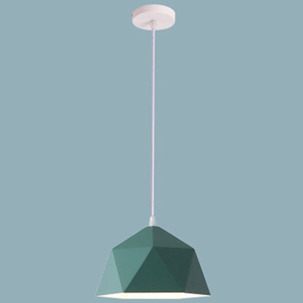 Modern Macaron Iron Lozenge Pendant Light