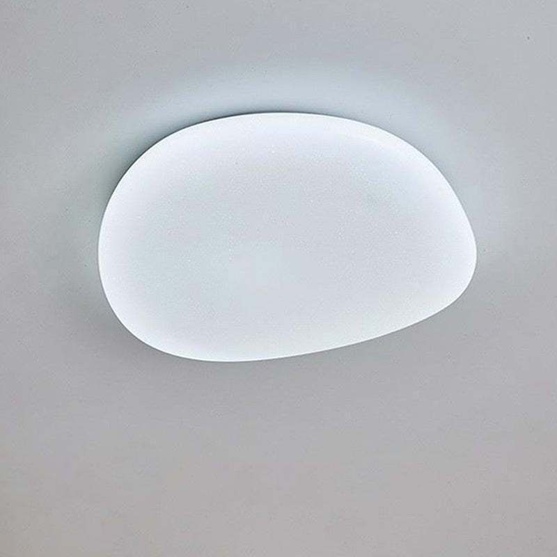 Minimalist Pebble Acrylic LED Flush Mount Light
