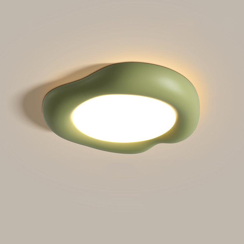 Minimalist Apple Shape LED Flush Mount Light