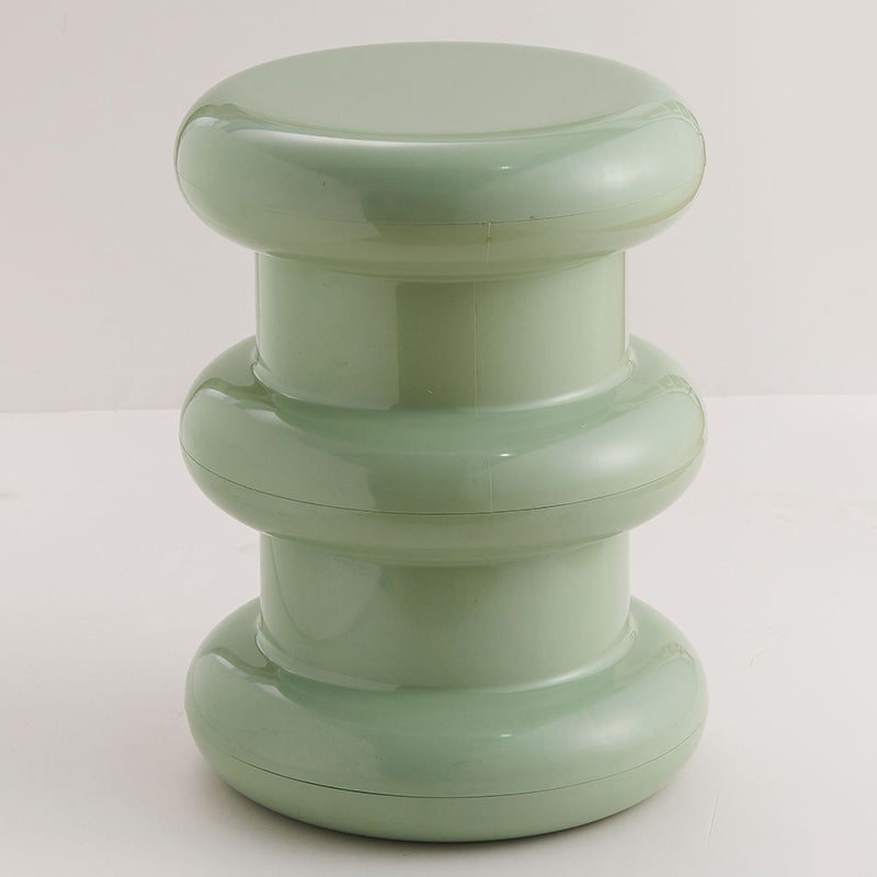 Scandinavian Acrylic Cylinder Vanity Stool