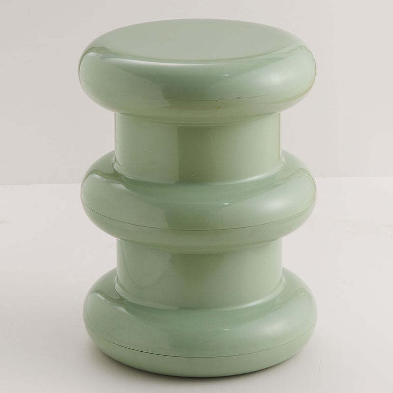 Scandinavian Acrylic Cylinder Vanity Stool