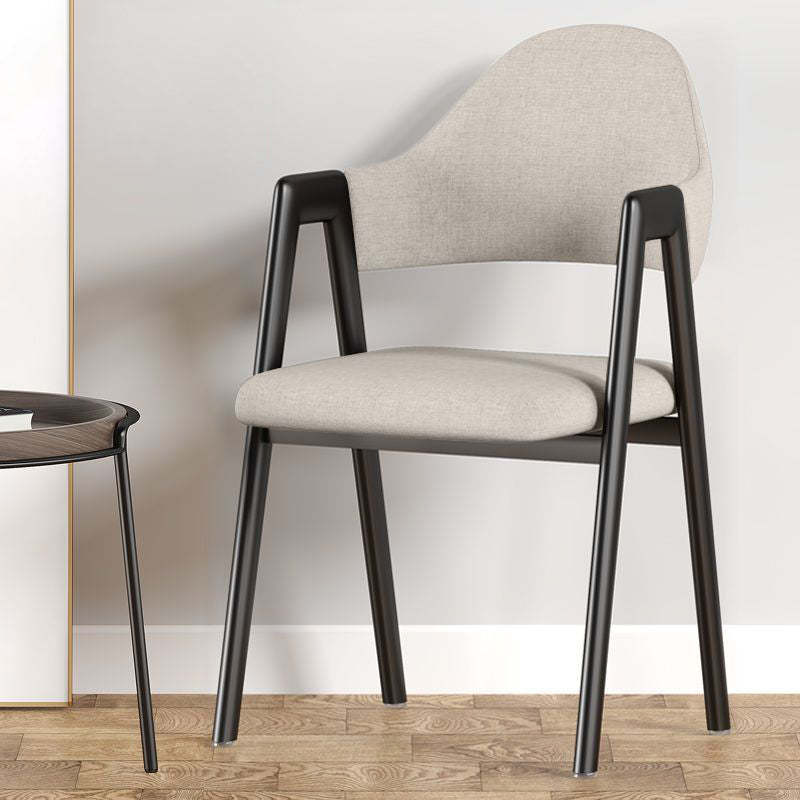 Contemporary Leather Upholstered Dining Chair