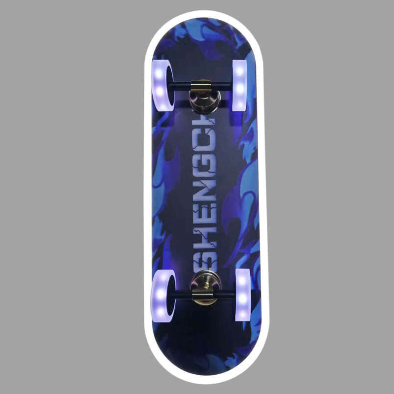 Cartoon Skateboard Acrylic LED Kids Flush Mount Light