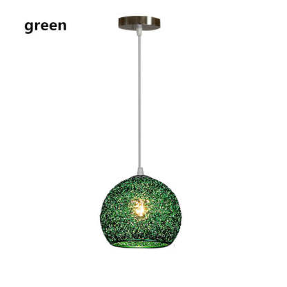 Contemporary Aluminum Macaron Round Pendant Light