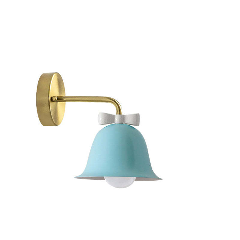 French Minimalist Bell Butterfly Iron Sconce