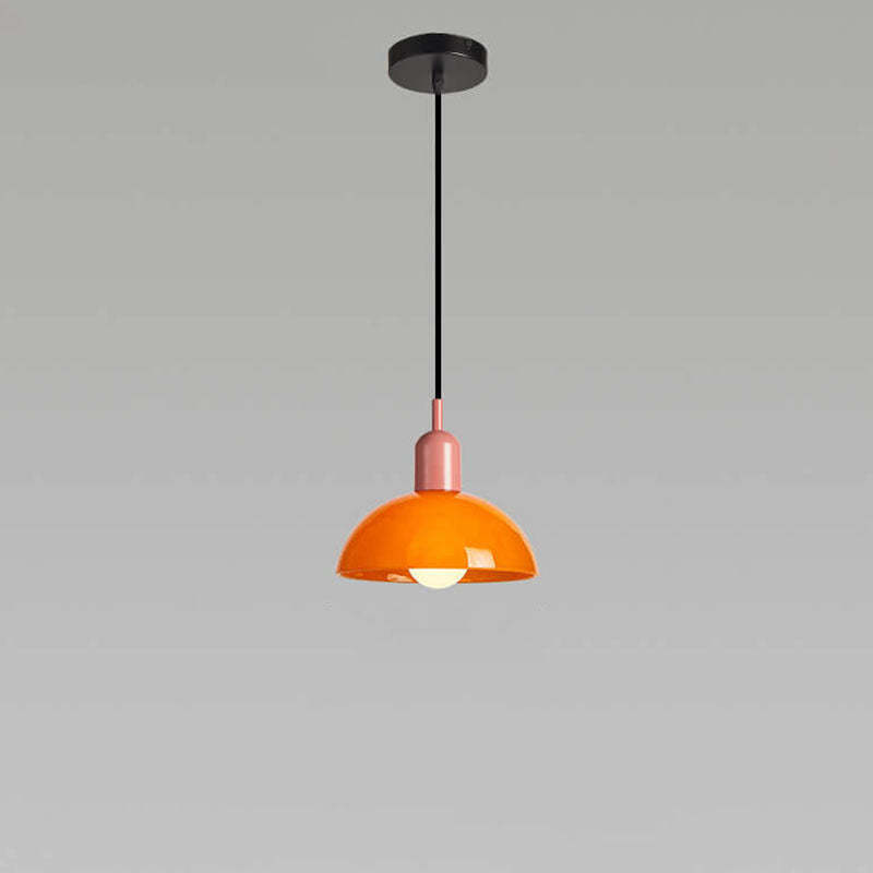 Minimalist Glass Hemisphere Pendant Light
