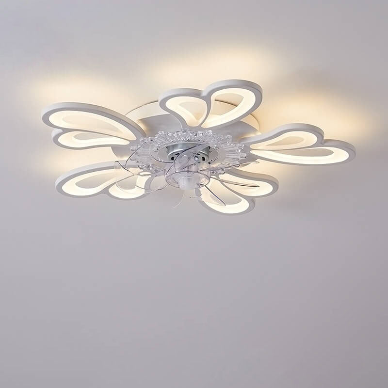 Scandinavian Minimalist Heart Flush Mount