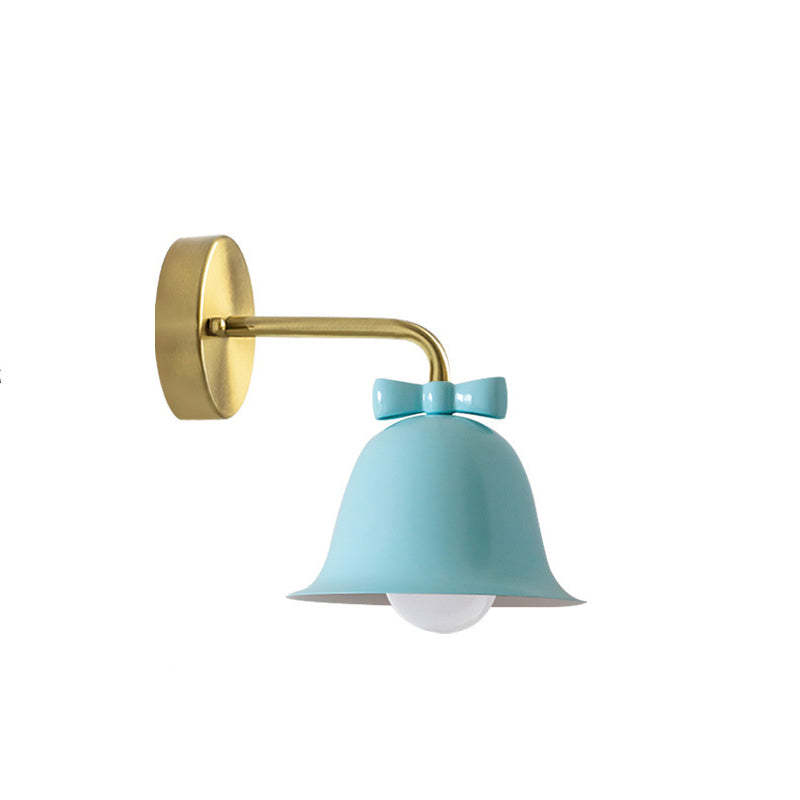 French Minimalist Bell Butterfly Iron Sconce