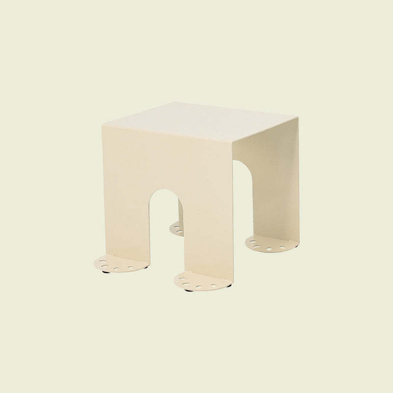 Scandinavian Iron Square End Table