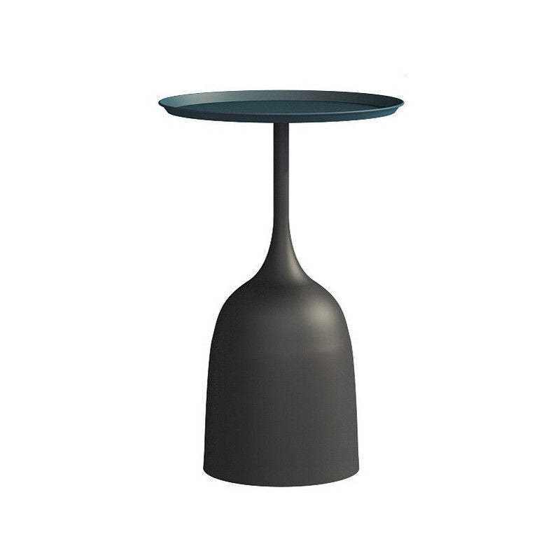 Scandinavian Metal Iron Marble End Table