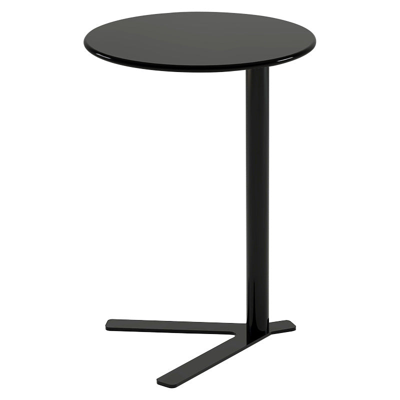 Scandinavian V-Base Iron End Table