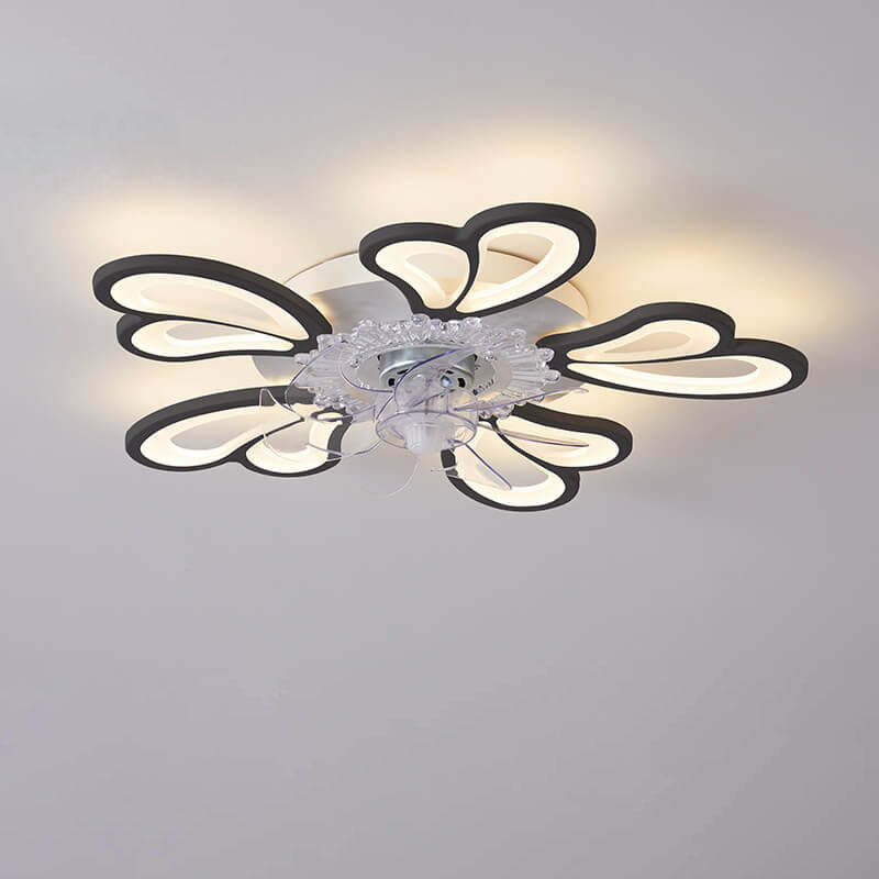 Scandinavian Minimalist Heart Flush Mount