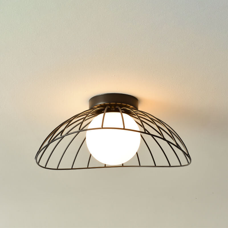 Scandinavian Iron Flower Diamond Light