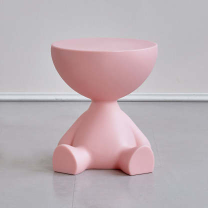 Minimalist Flat Round End Table