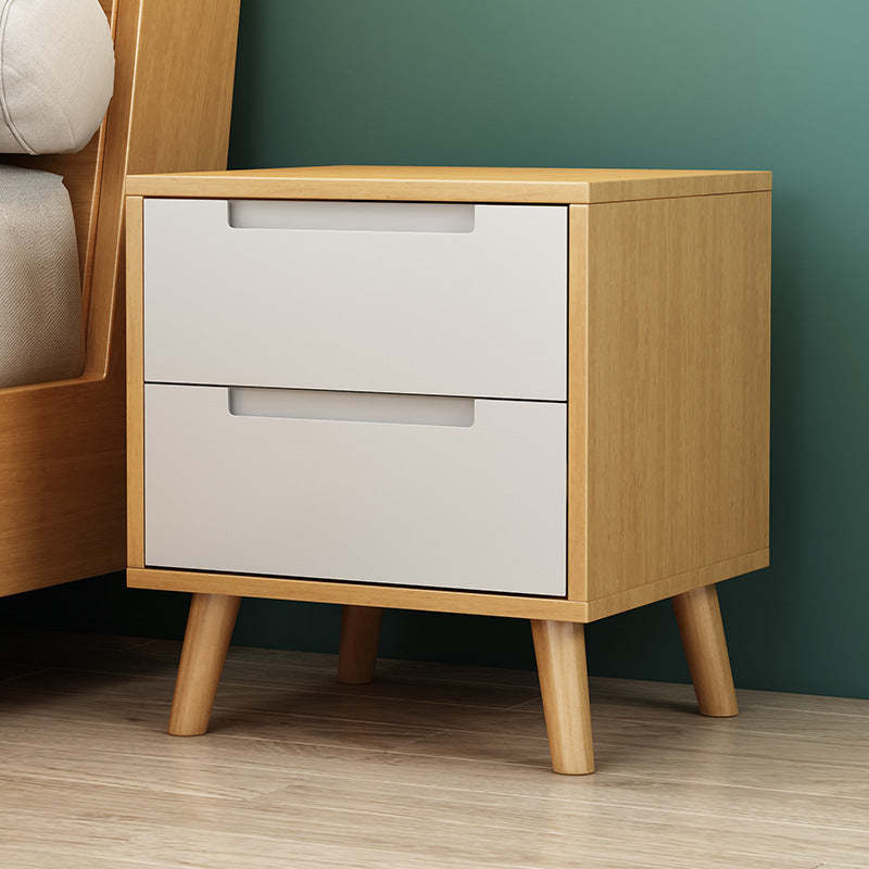 Nordic Wood 1/2-Drawer Nightstand