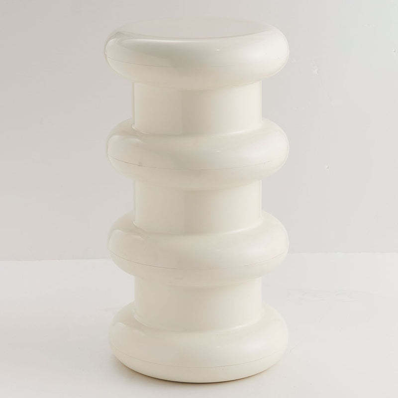 Scandinavian Acrylic Cylinder Vanity Stool