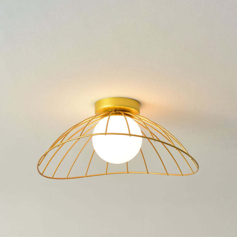 Scandinavian Iron Flower Diamond Light