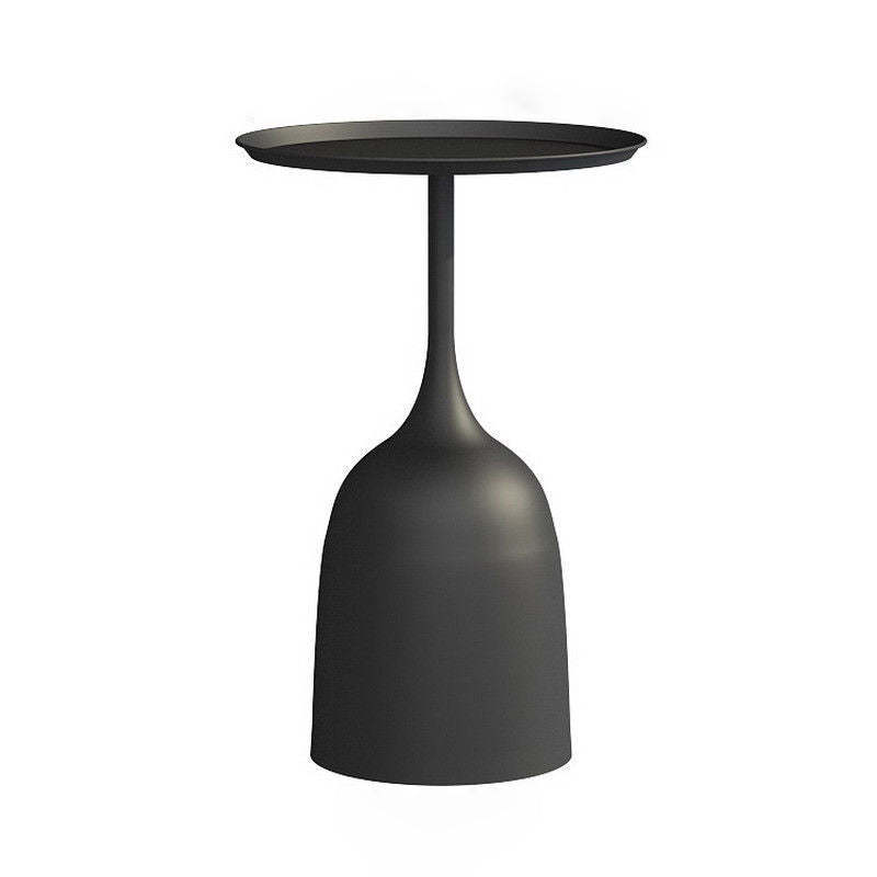 Scandinavian Metal Iron Marble End Table