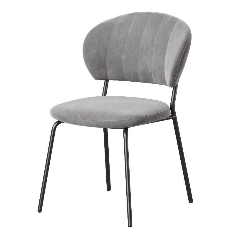 Nordic Round Upholstered Dining Chair