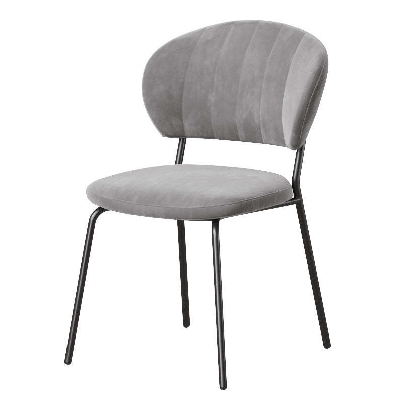 Nordic Round Upholstered Dining Chair