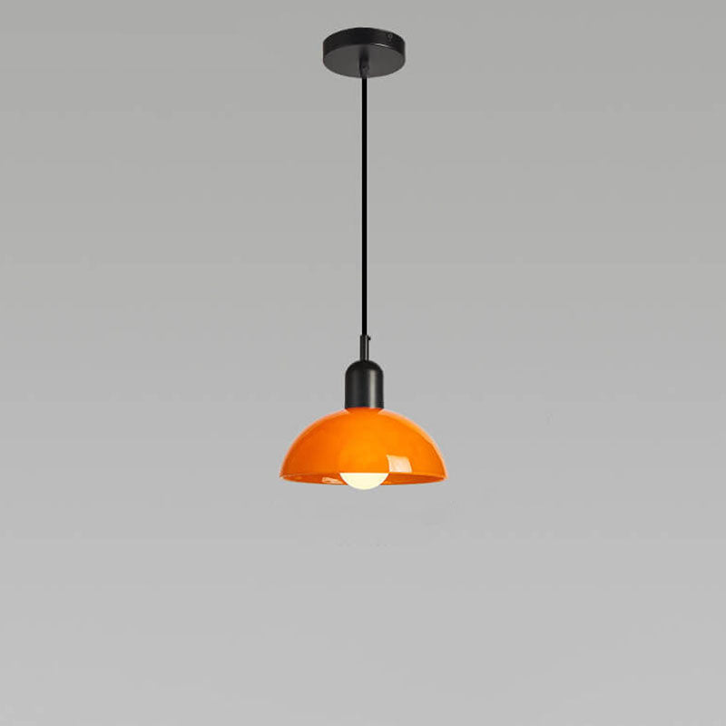 Minimalist Glass Hemisphere Pendant Light
