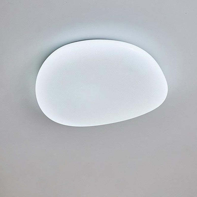 Minimalist Pebble Acrylic LED Flush Mount Light