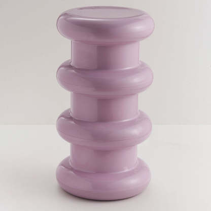 Scandinavian Acrylic Cylinder Vanity Stool