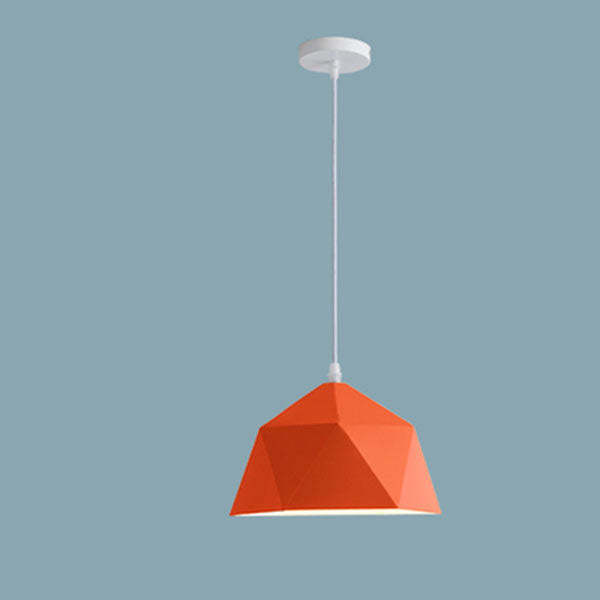 Modern Macaron Iron Lozenge Pendant Light