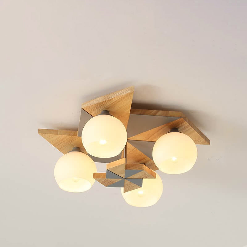Scandinavian Childlike Giraffe Ceiling Light — Windmill / Grey / 220V-240V For UK/AU