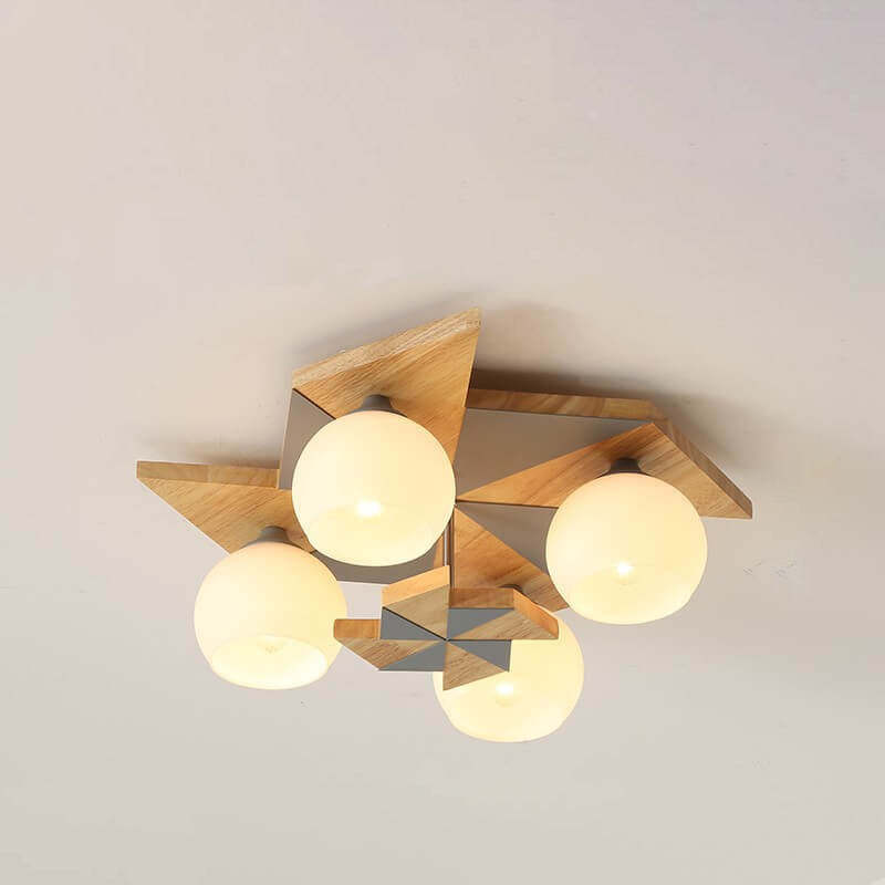Scandinavian Childlike Giraffe Ceiling Light — Windmill / Grey / 220V-240V For UK/AU