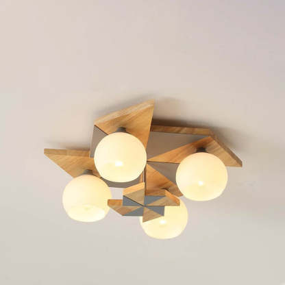 Scandinavian Childlike Giraffe Ceiling Light — Windmill / Grey / 220V-240V For UK/AU