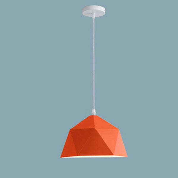 Modern Macaron Iron Lozenge Pendant Light
