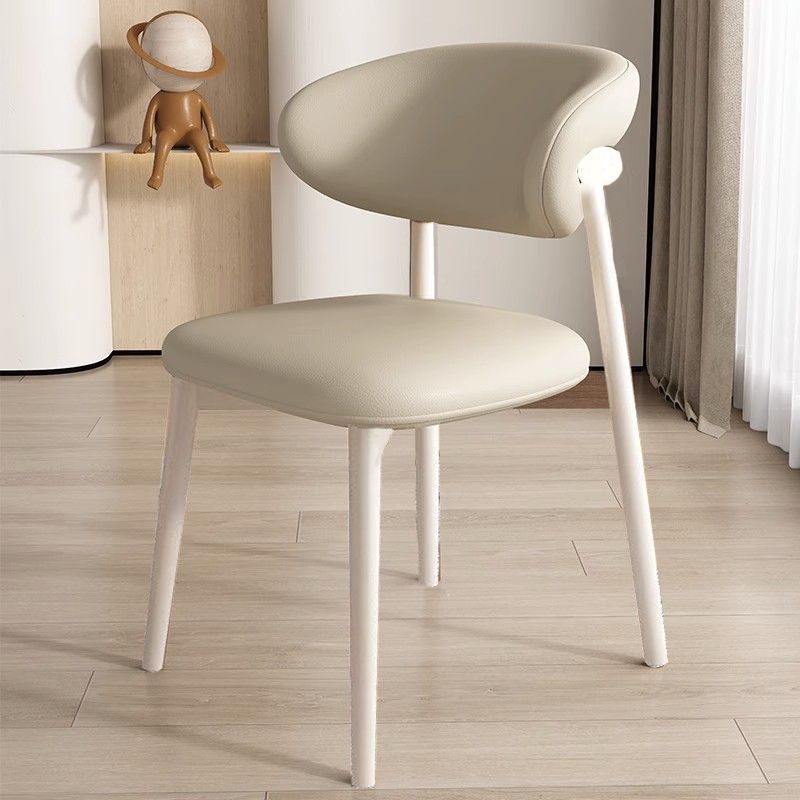 Nordic Leather Metal Dining Chair