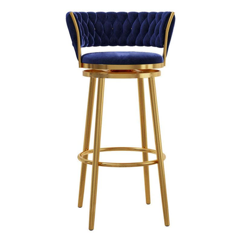 Luxury round gray bar & counter stools, Lighom