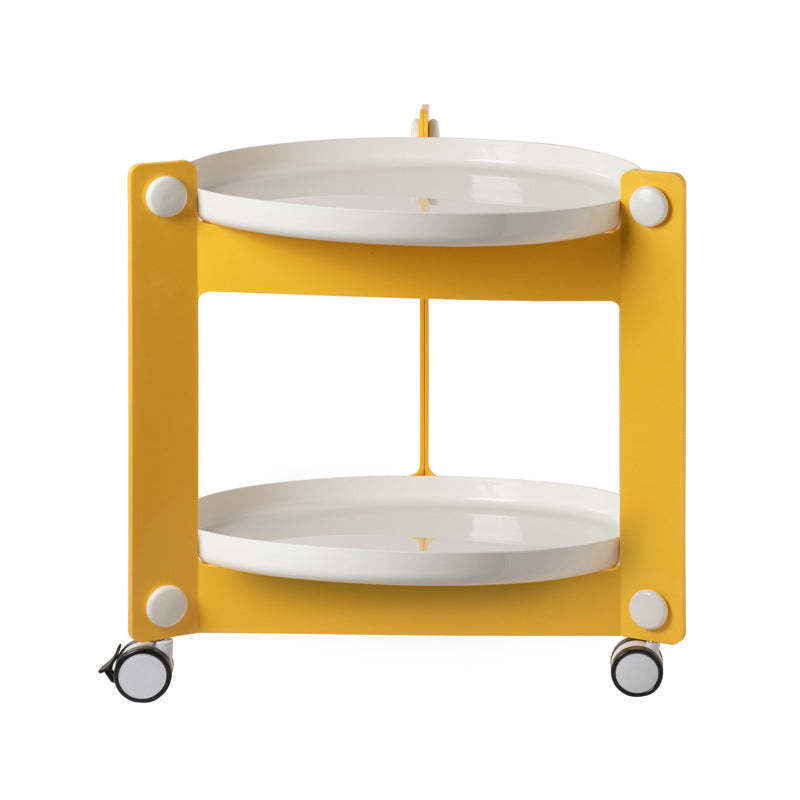 Scandinavian Tray 2-Tier Movable End Table