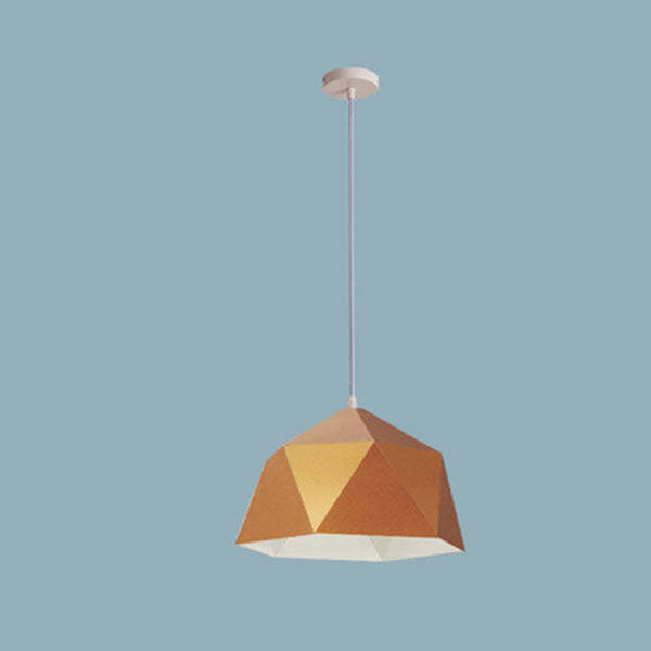 Modern Macaron Iron Lozenge Pendant Light