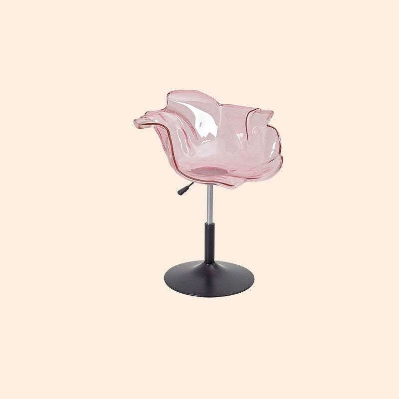 Contemporary Petal Acrylic Liftable Dining Chair